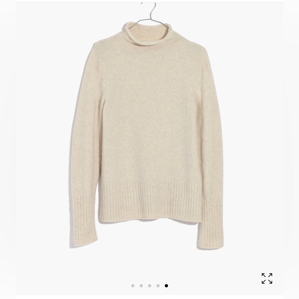 Madewell Merino Blend Inland Turtleneck Sweater in Coziest Yarn Size Medium - Picture 12 of 12